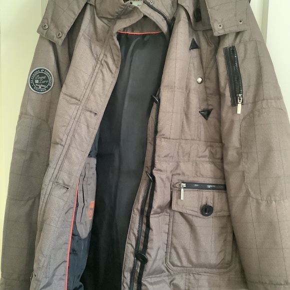 Ladies Point Zero jacket coat glen plaid size xl feather downs and waterproof - Picture 6 of 7